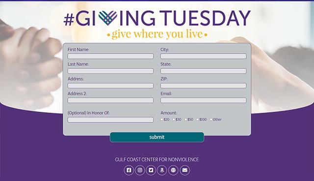 logo from 2020 Giving Tuesday event